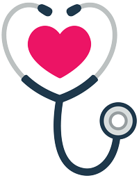 Icon Stethoskop mit Herz